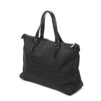 Fendi Roll Tote Black Zucchino Canvas — view 2