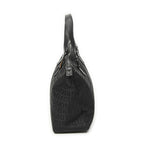 Fendi Roll Tote Black Zucchino Canvas — view 4