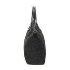 Fendi Roll Tote Black Zucchino Canvas — view 3