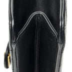 Chanel Vintage Pushlock Straight Flap Black Quilted Lambskin Leather — view 8