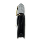 Chanel Vintage Pushlock Straight Flap Black Quilted Lambskin Leather — view 3