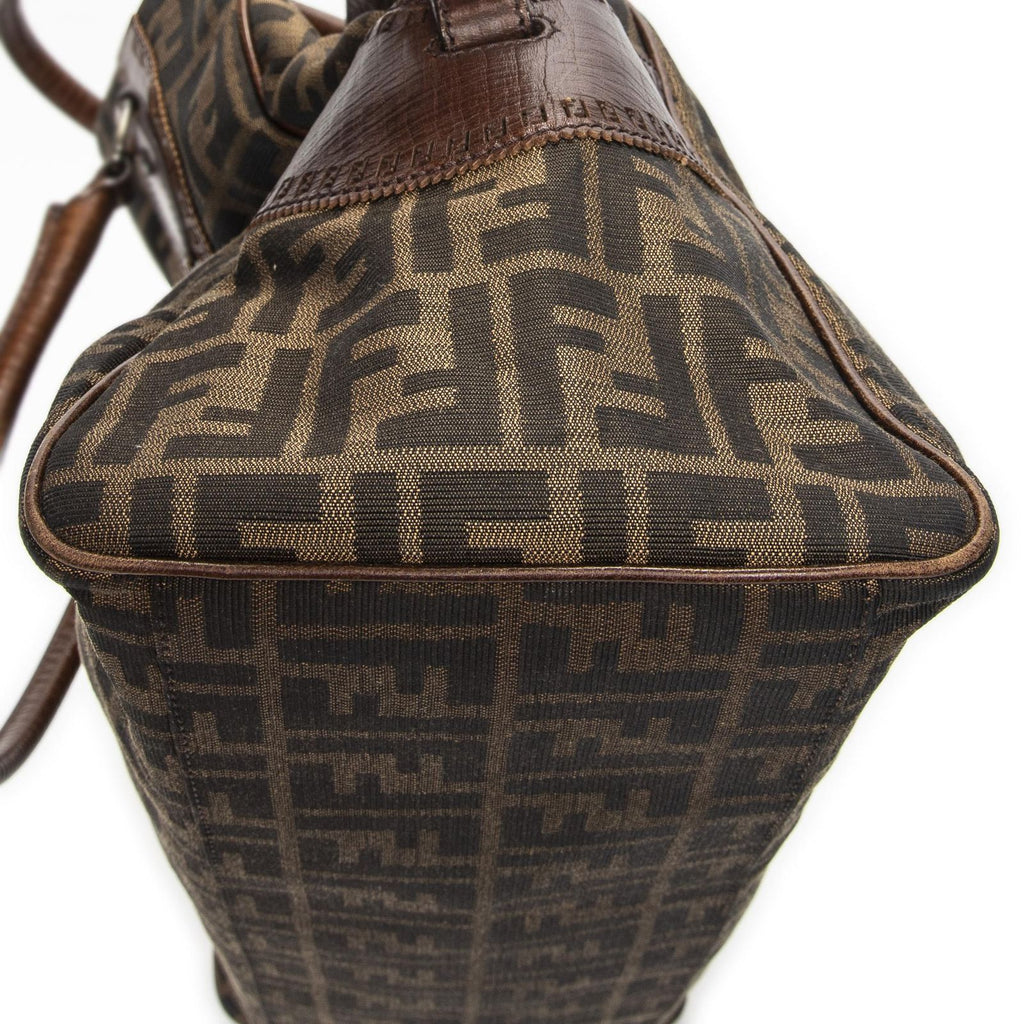Fendi Cef de Jour Tote Brown Zucca Canvas — view 7