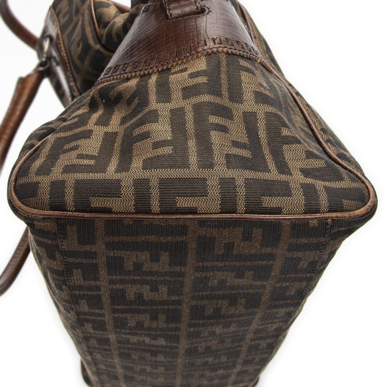 Fendi Cef de Jour Tote Brown Zucca Canvas — view 7