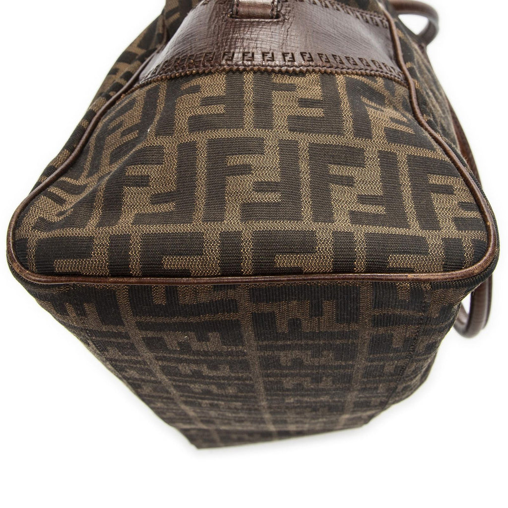 Fendi Cef de Jour Tote Brown Zucca Canvas — view 8