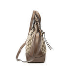 Gucci Small Bree Tote Beige Brown GG Canvas — view 4