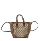 Gucci Small Bree Tote Beige Brown GG Canvas