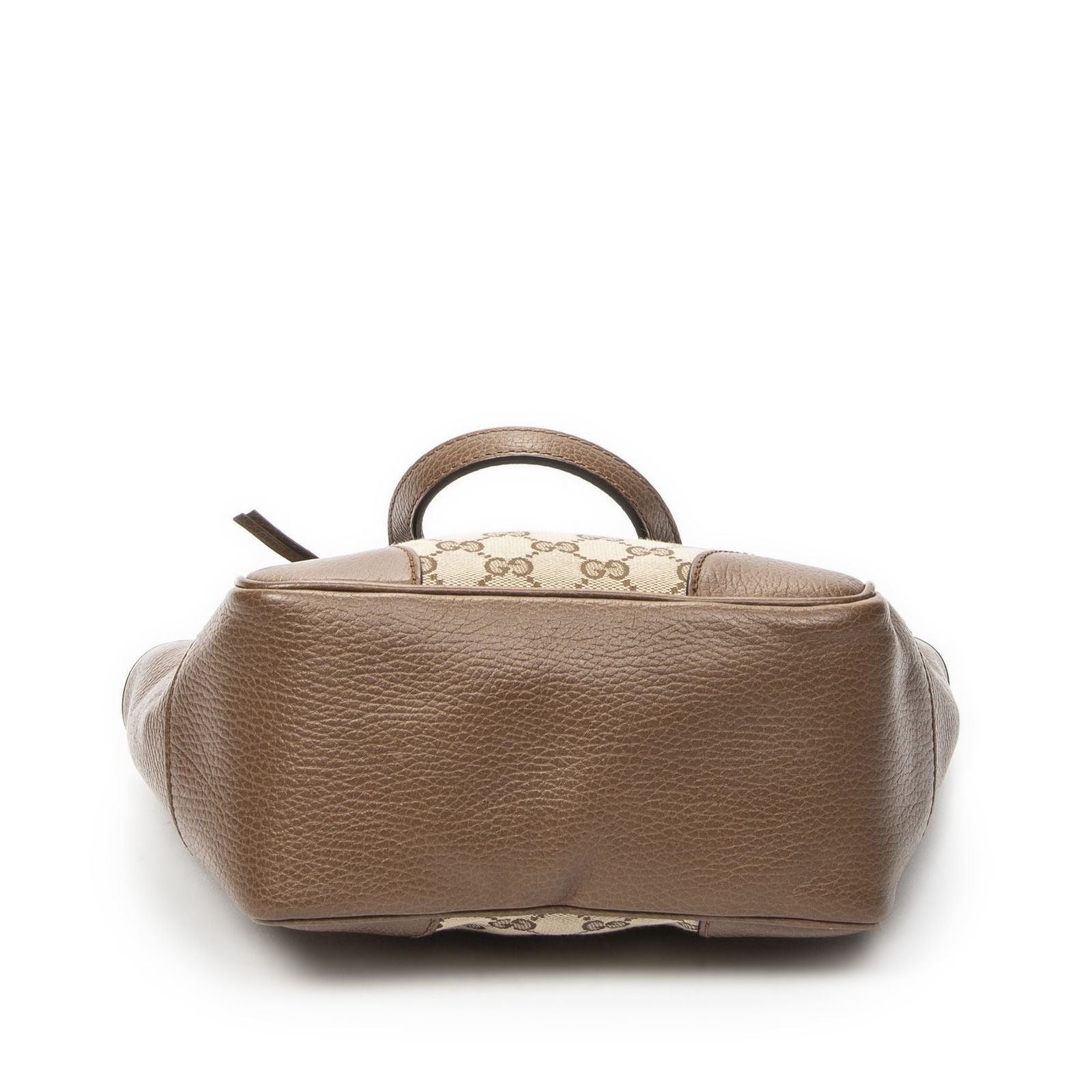 Gucci Small Bree Tote Beige Brown GG Canvas — view 6