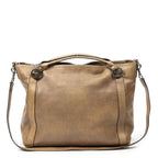 Gucci Miss GG Convertible Tote Brown Gray Calfskin Leather — view 5