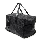 Fendi Collapsible Weekender Black Zucchino Canvas Travel — view 2