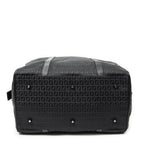 Fendi Collapsible Weekender Black Zucchino Canvas Travel — view 6