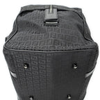 Fendi Collapsible Weekender Black Zucchino Canvas Travel — view 7