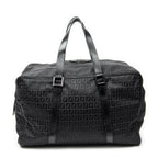 Fendi Collapsible Weekender Black Zucchino Canvas Travel — view 5