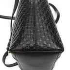 Gucci Convertible Satchel Black Micro Guccissima Leather — view 7