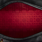 Dior Large Lady Dior Zip Black Canada Lambskin Leather Handbag — view 9