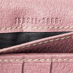 Gucci Continental Wallet Beige Pink GG Canvas — view 5