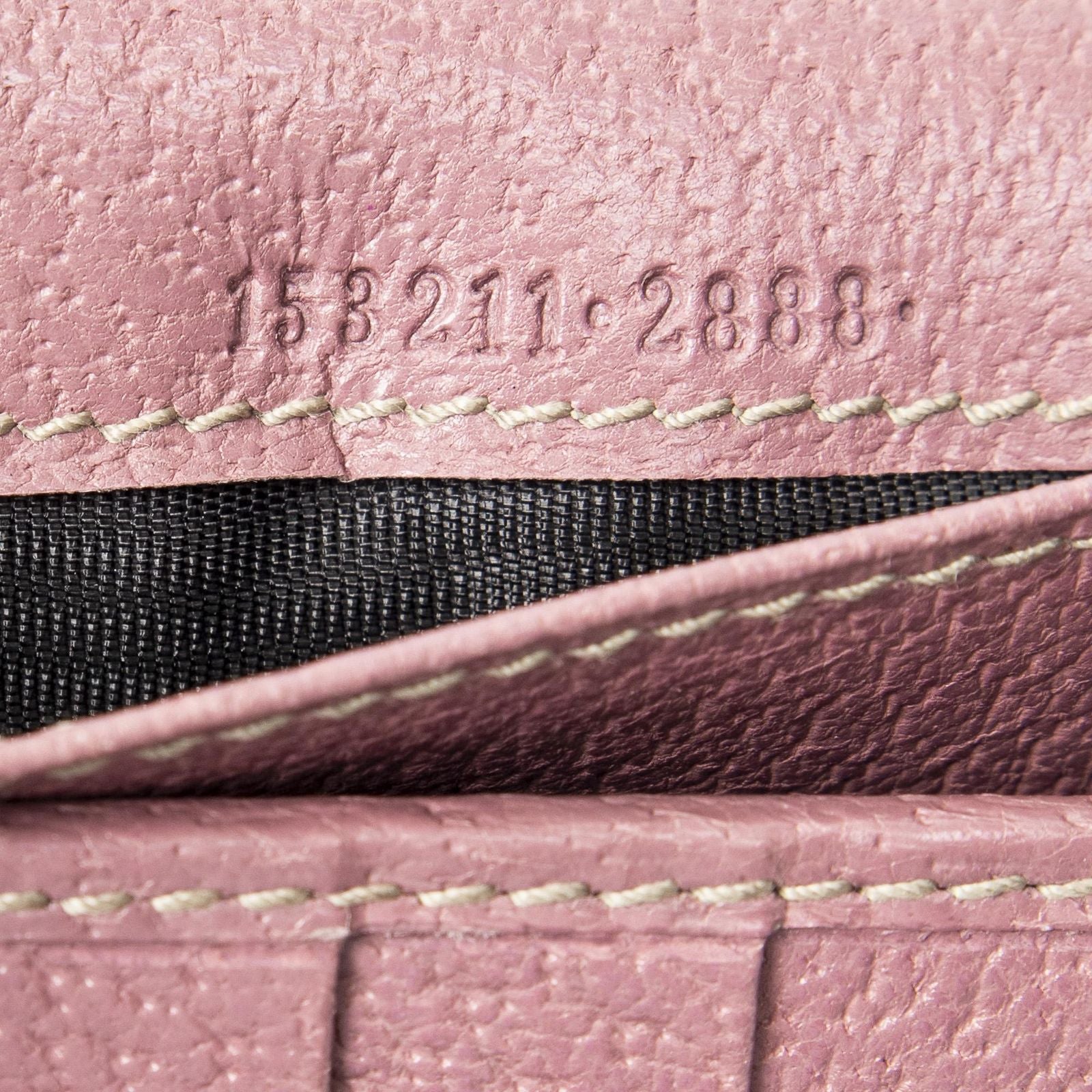 Gucci Continental Wallet Beige Pink GG Canvas — view 5