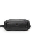 Gucci GG Ride Top Handle Black Gray Calfskin Leather — view 6