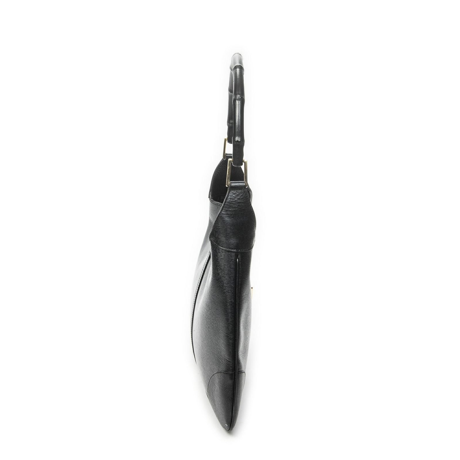 Gucci Bamboo Jackie Hobo Black Studded Calfskin — view 4