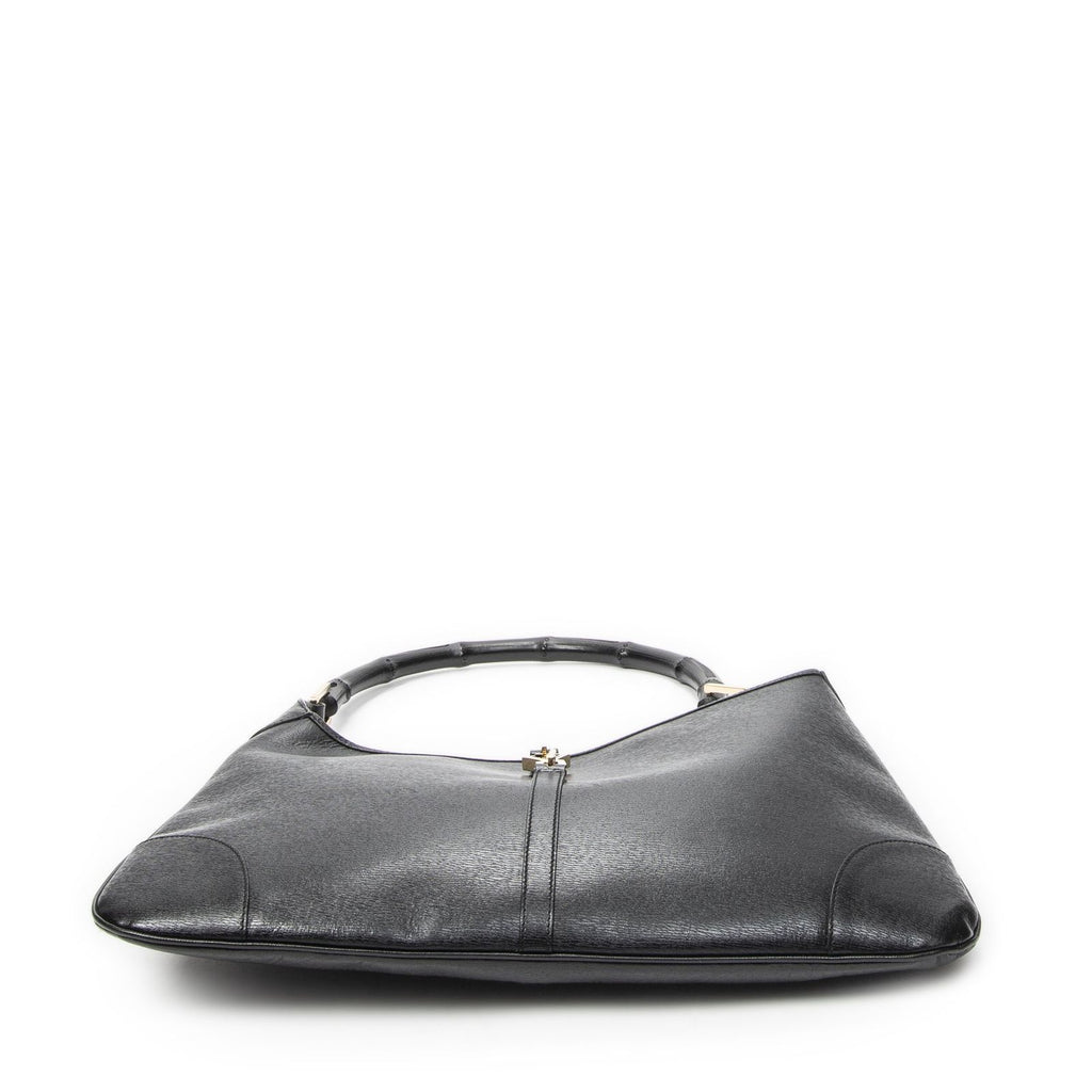 Gucci Bamboo Jackie Hobo Black Studded Calfskin — view 6