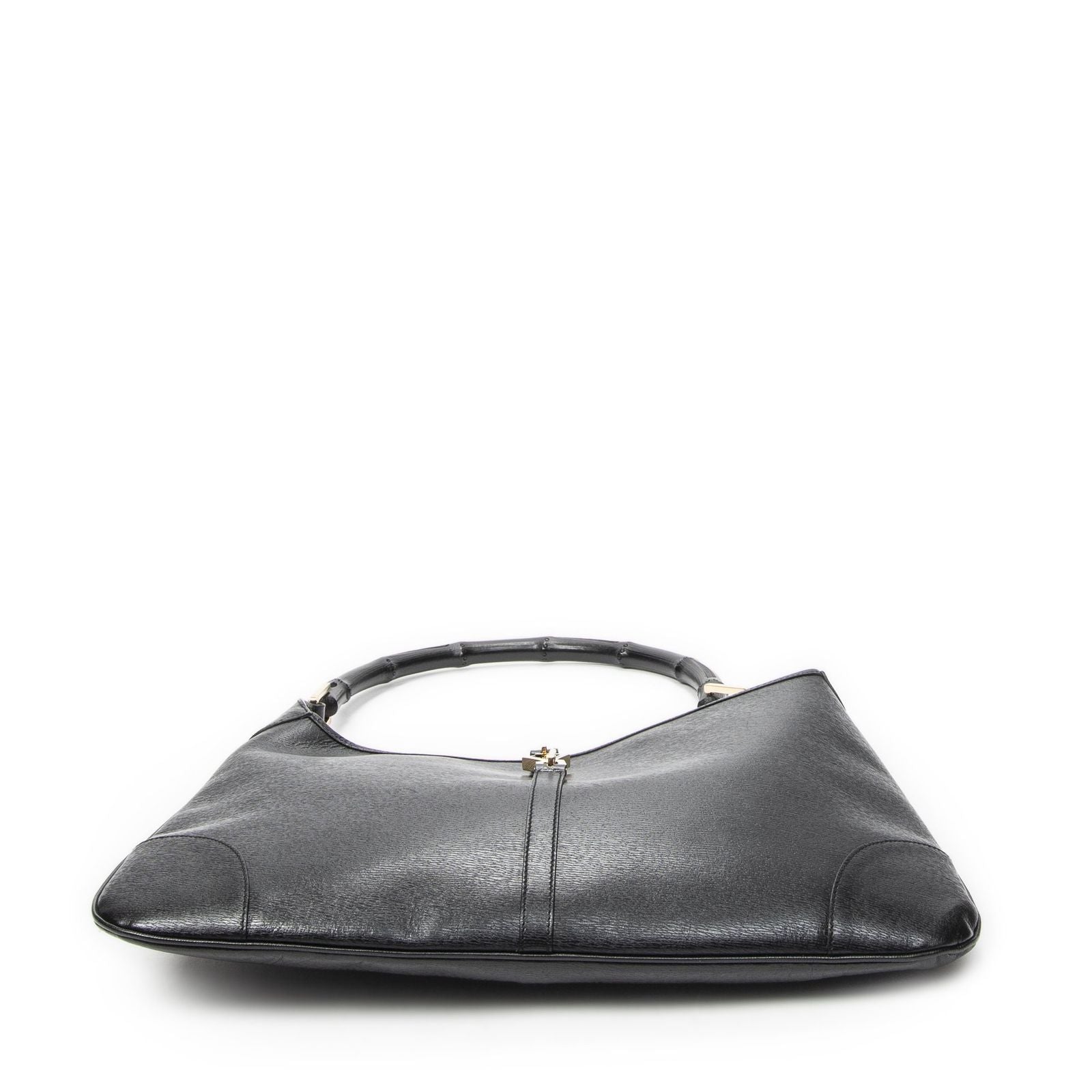 Gucci Bamboo Jackie Hobo Black Studded Calfskin — view 6