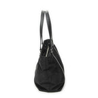 Prada Zip Shopping Tote Black Nylon Canvas — view 3