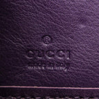 Gucci Zip Around Wallet Purple Micro Guccissima Leather — view 5