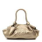 Loewe Large Airbrush Hobo Gold Calfskin Leather