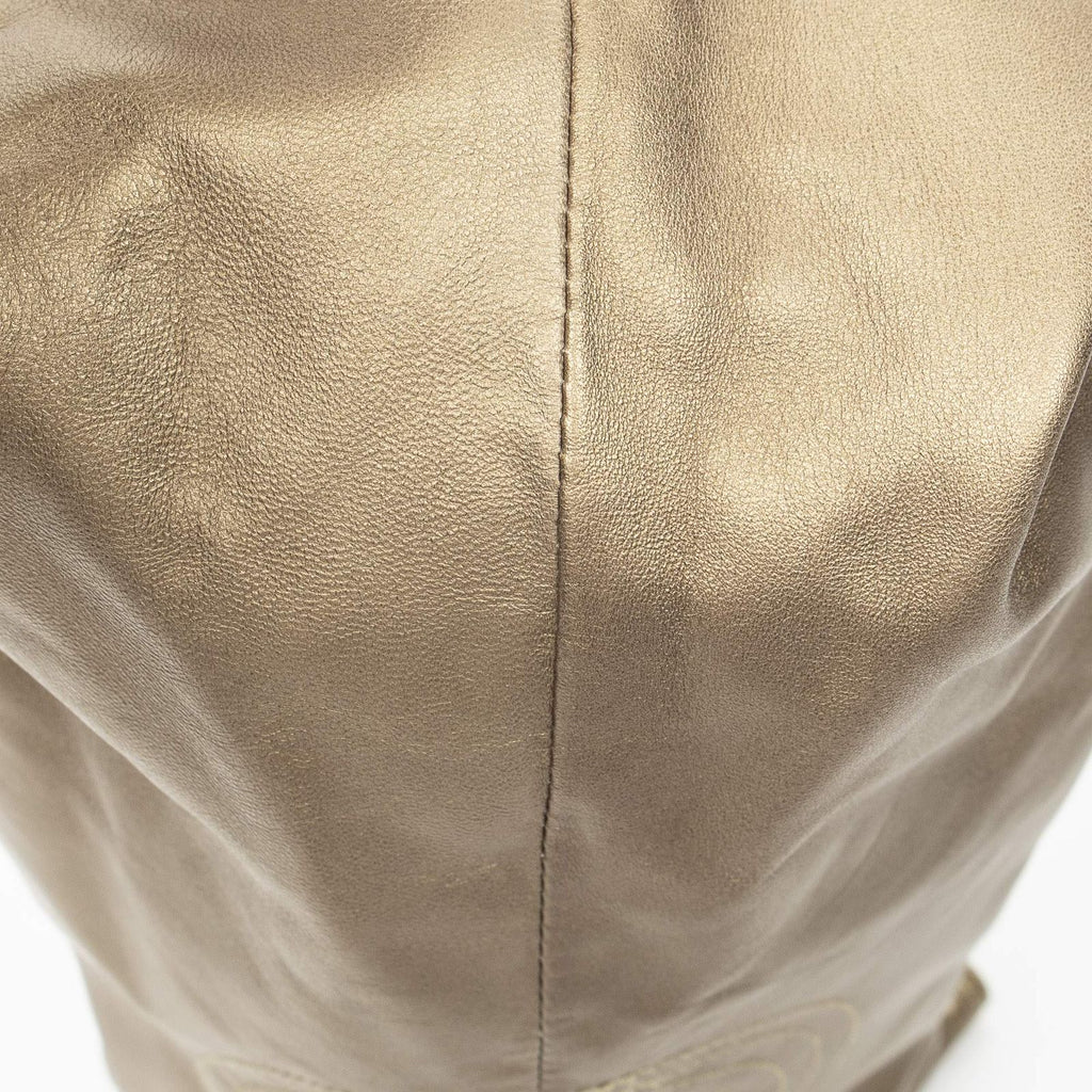 Loewe Large Airbrush Hobo Gold Calfskin Leather — view 7