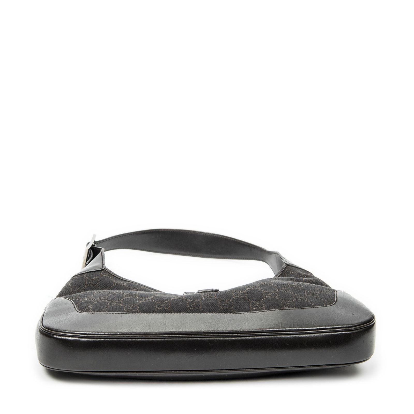 Gucci Jackie Hobo Brown GG Denim Canvas — view 6