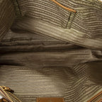 Prada Jacquard Shopping Tote Beige Tanjaca Canvas — view 9