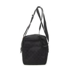 Gucci Mini Zip Crossbody Black GG Canvas — view 5