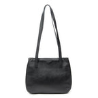 Celine Vintage Double Side Tote Black Gray Calfskin Leather — view 5