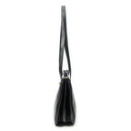Celine Vintage Double Side Tote Black Gray Calfskin Leather — view 3