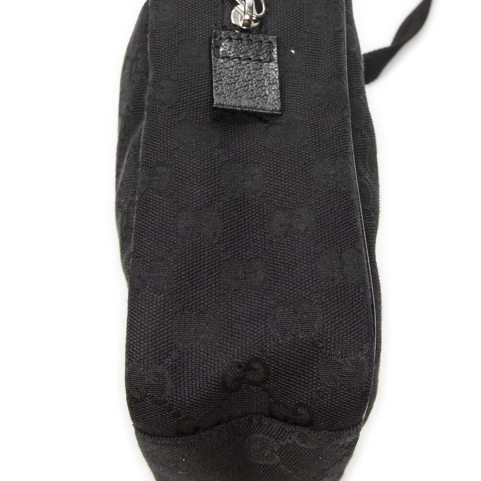 Gucci Mini Zip Crossbody Black GG Canvas — view 8