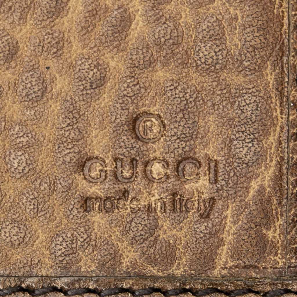Gucci Continental Wallet Beige Brown GG Canvas — view 5