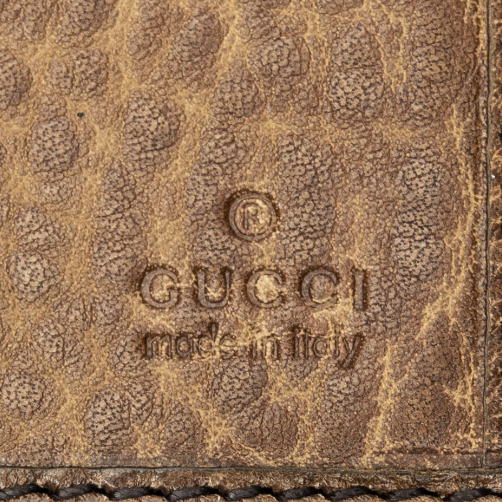 Gucci Continental Wallet Beige Brown GG Canvas — view 5
