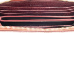 Gucci L-shaped Zip Around Wallet Red GG Canvas — view 4
