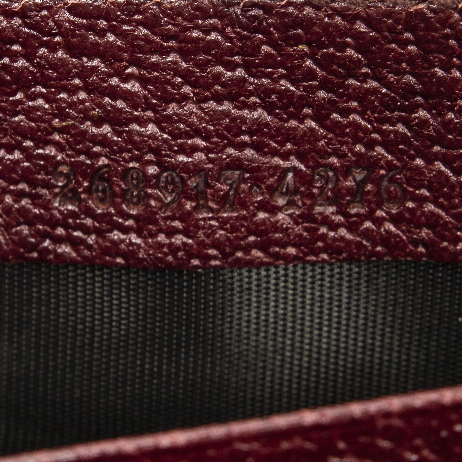 Gucci L-shaped Zip Around Wallet Red GG Canvas — view 5
