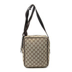 Gucci Mini Zip Crossbody Beige Brown GG Canvas — view 5