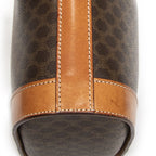 Celine Vintage Bucket Crossbody Brown Macadam Canvas — view 7