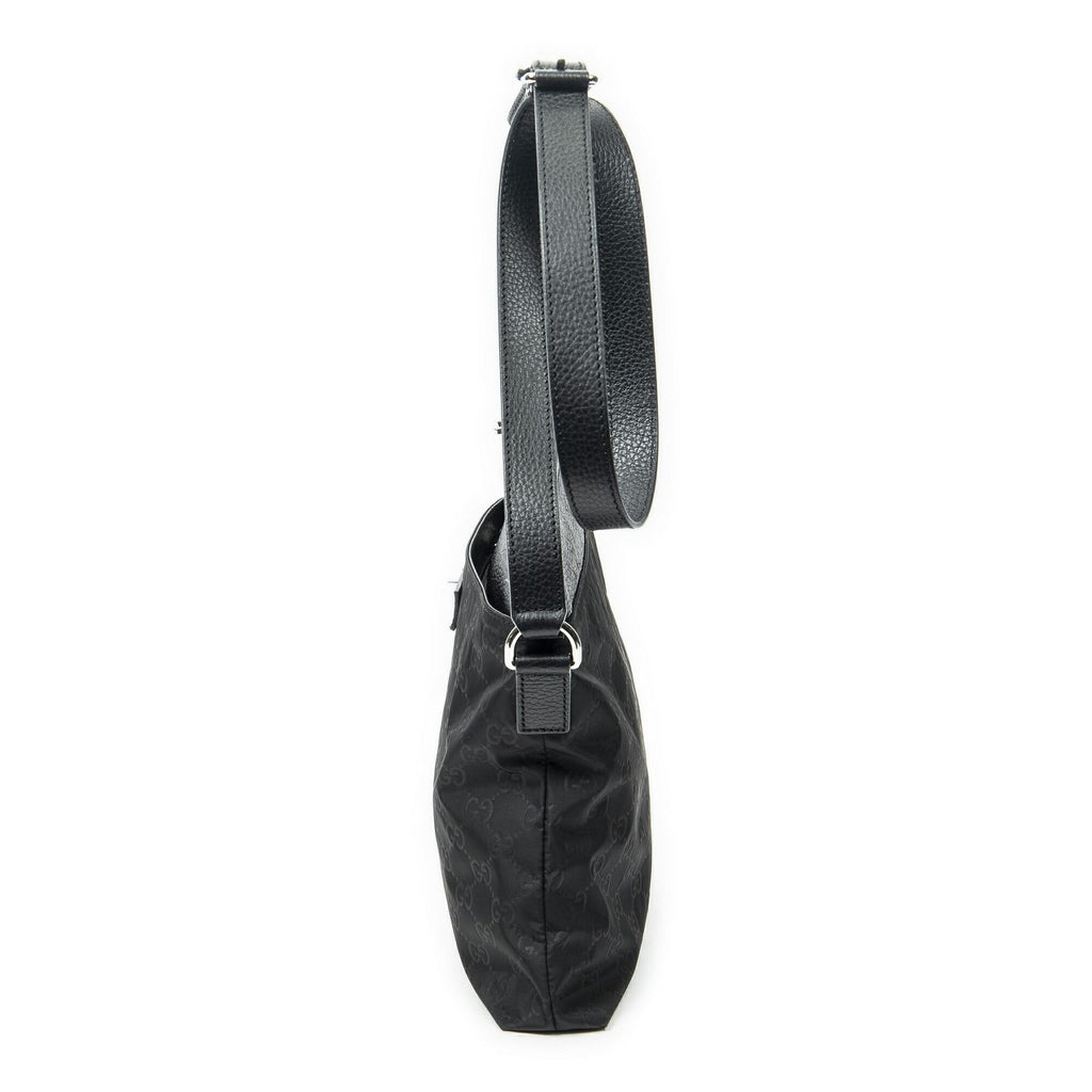 Gucci Square Zip Crossbody Black Guccissima Nylon — view 3