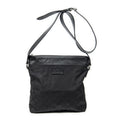 Gucci Square Zip Crossbody Black Guccissima Nylon
