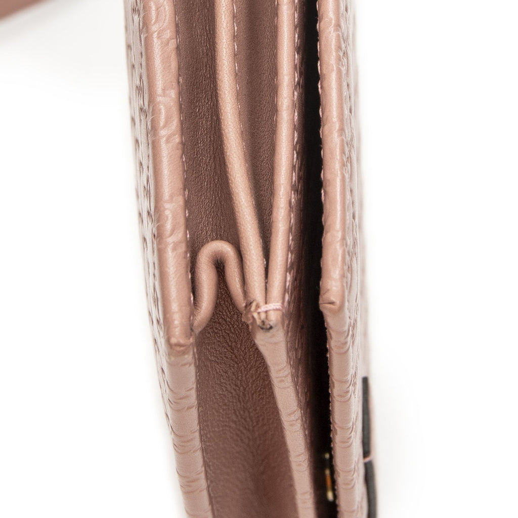Gucci Web Crossbody Pink Micro Guccissima Leather — view 7