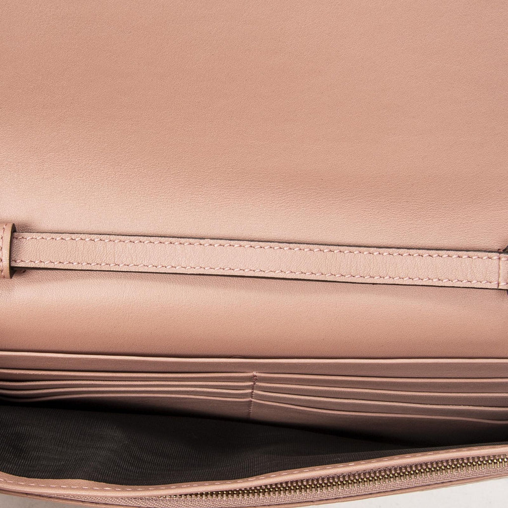 Gucci Web Crossbody Pink Micro Guccissima Leather — view 9