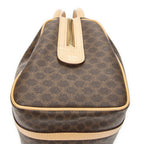 Celine Mini Boston Brown Beige Macadam Canvas Messenger — view 8