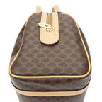 Celine Mini Boston Brown Beige Macadam Canvas Messenger — view 7