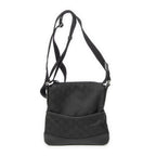 Gucci Zip Messenger Black GG Nylon Canvas