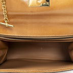 Celine Vintage Top Handle Flap Brown Macadam Canvas — view 9