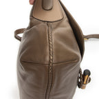 Gucci Jungle Grande Messsenger Brown Gray Calfskin Leather Messenger — view 7