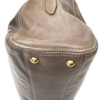 Prada Slip Pocket Soft Boston Light Brown Vitello Luxe Messenger — view 8